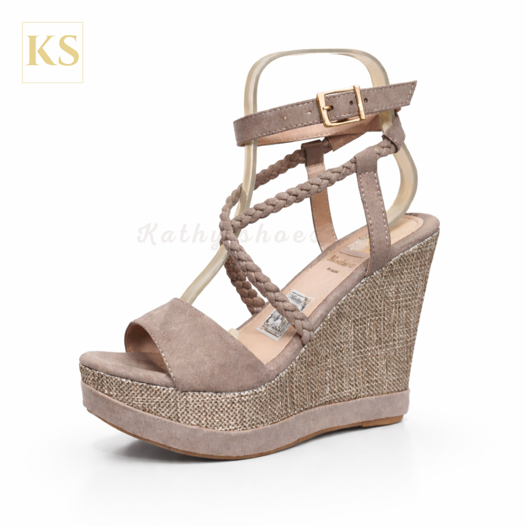🖤🤍🤎 Sandalias Taco cuña 9 – Kathy Shoes