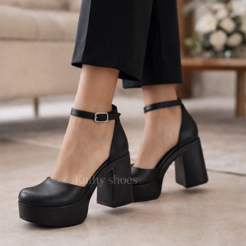 Zapatos Plataforma Taco 7 – Elegancia que se siente al caminar.