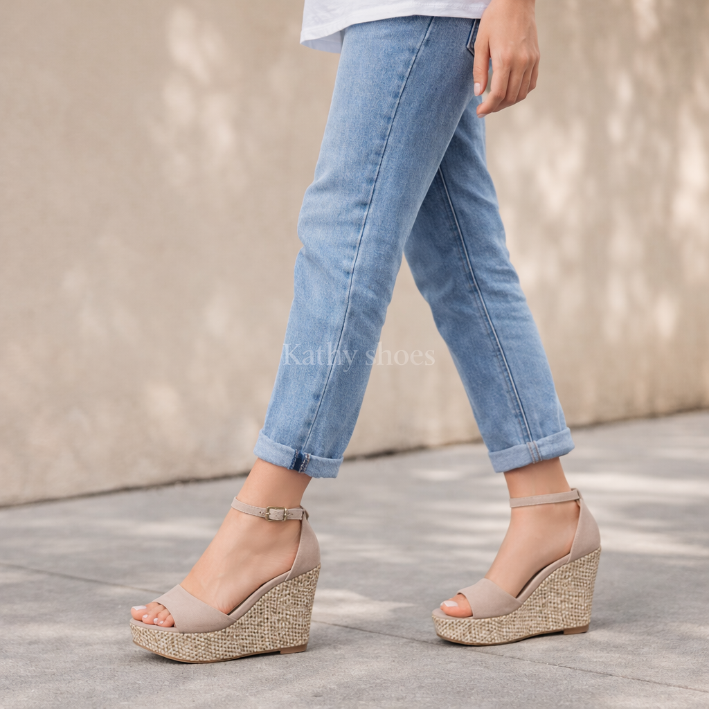 Sandalias Taco cuña 9 – Comodidad que se ve.